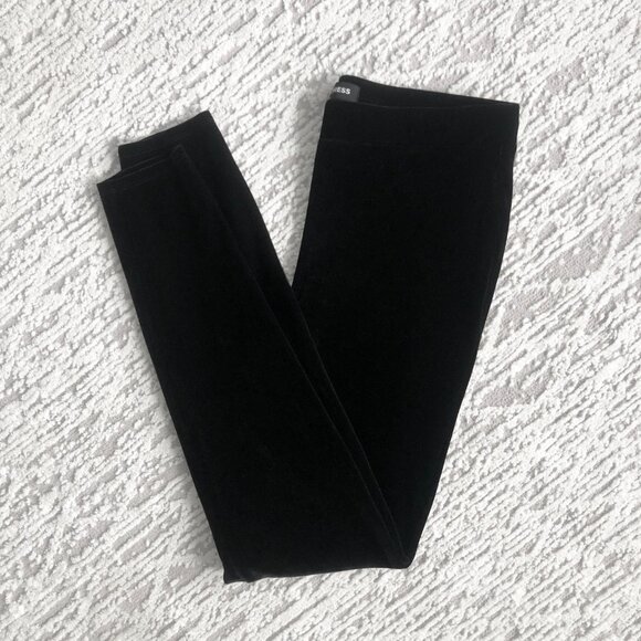 Express Mid-Rise Stretch Velvet Leggings - Picture 4 of 7